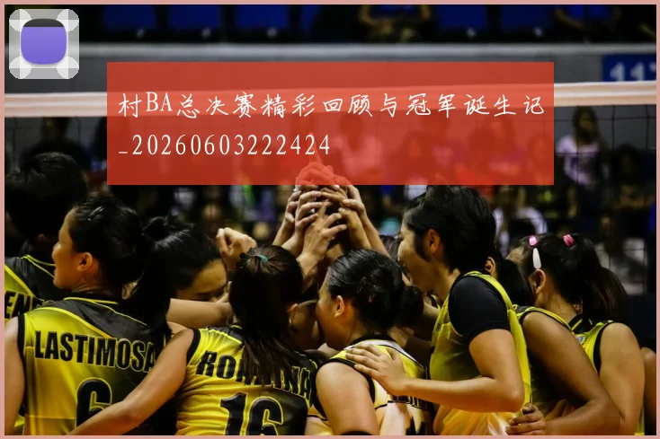 村BA总决赛精彩回顾与冠军诞生记_20260603222424